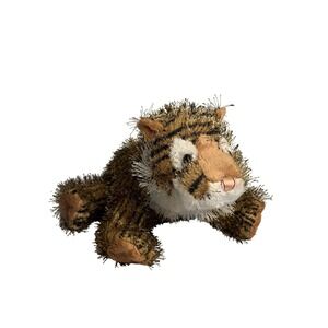 Ganz WebKinz TIGER HM032 Beanbag Plush NO code Cute Black Orange Stripe Fuzzy